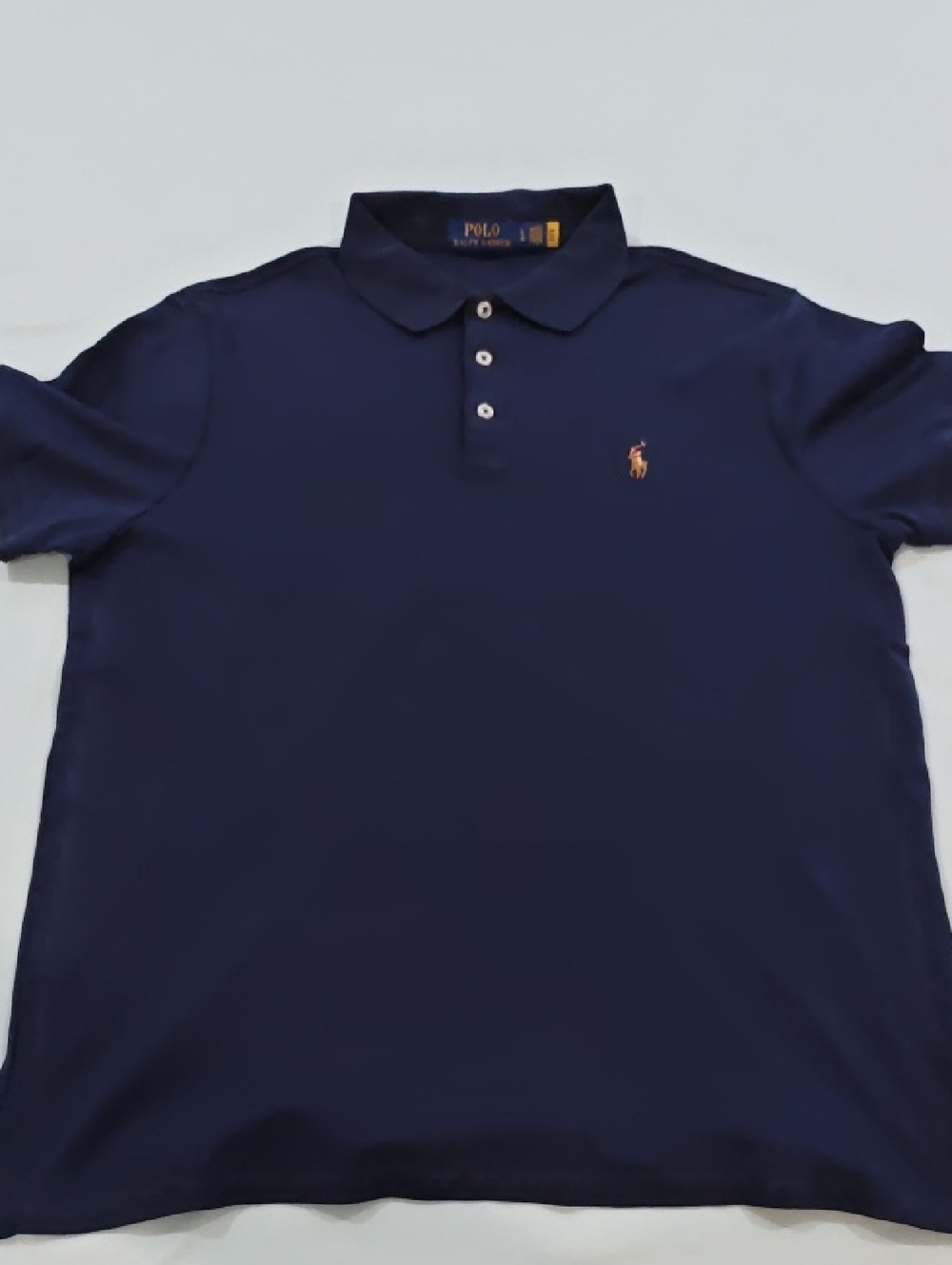 Polo by Ralph Lauren Navy Short-Sleeve Polo with Embroidered Pony